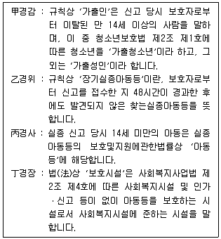 경찰공무원(순경) 경찰학개론 2012년 1회 11번 문제 그림