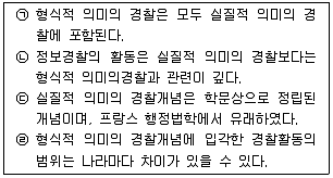 경찰공무원(순경) 경찰학개론 2014년 1회 1번 문제 그림