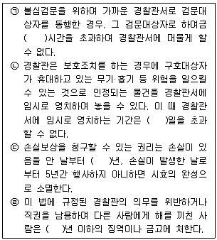 경찰공무원(순경) 경찰학개론 2015년 3회 4번 문제 그림