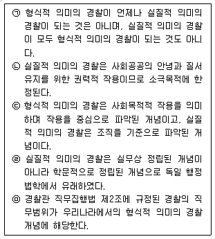 경찰공무원(순경) 경찰학개론 2020년 1회 1번 문제 그림