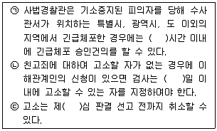 경찰공무원(순경) 수사 2012년 1회 5번 문제 그림