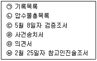 경찰공무원(순경) 수사 2012년 1회 9번 문제 그림