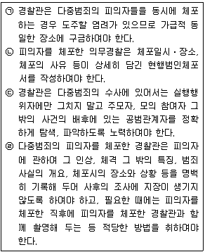 경찰공무원(순경) 수사 2020년 1회 20번 문제 그림