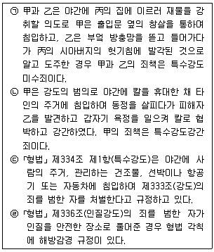 경찰공무원(순경) 형법 2016년 2회 14번 문제 그림