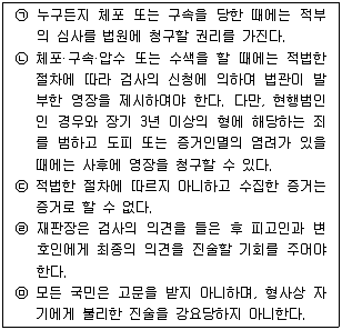 경찰공무원(순경) 형사소송법 2018년 1회 1번 문제 그림