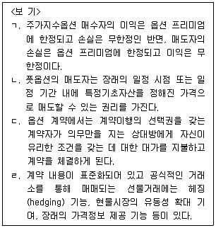 계리직 공무원 금융상식 2022년 1회 2번 문제 그림