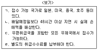 계리직 공무원 우편 및 금융상식 2010년 1회 8번 문제 그림