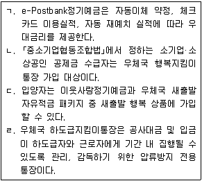 계리직 공무원 우편 및 금융상식 2021년 1회 12번 문제 그림
