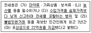 관세사 2011년 1회 13번 문제 그림