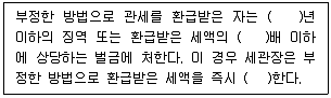 관세사 2012년 1회 18번 문제 그림