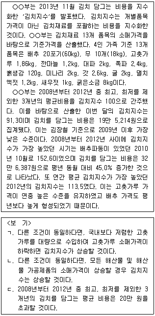 PSAT 2014년 1회 21번 문제 그림