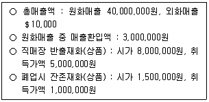 관세사 내국소비세법 2010년 1회 9번 문제 그림