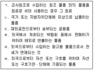 관세사 내국소비세법 2016년 1회 31번 문제 그림
