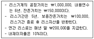 관세사 회계학 2014년 1회 26번 문제 그림