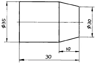 연삭기능사 2003년 2회 4번 문제 그림