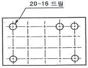 용접기능사 2012년 2회 52번 문제 그림