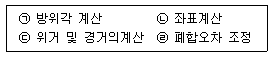 측량기능사 2012년 1회 8번 문제 그림