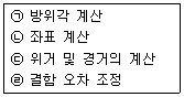 측량기능사 2015년 2회 8번 문제 그림