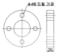 기계가공기능장 2011년 2회 48번 문제 그림