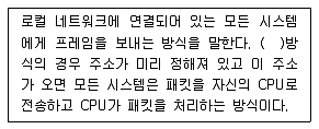 통신설비기능장 2017년 2회 27번 문제 그림