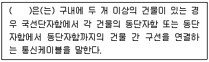 통신설비기능장 2022년 1회 51번 문제 그림