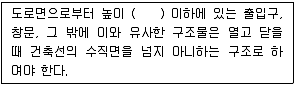 건축기사 2021년 3회 95번 문제 그림