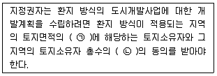 도시계획기사 2022년 1회 59번 문제 그림