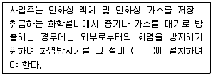 산업안전기사 2021년 3회 97번 문제 그림