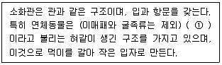 생물분류기사(동물) 2009년 1회 10번 문제 그림