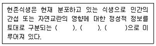 생물분류기사(식물) 2009년 1회 29번 문제 그림