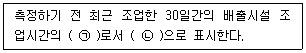 수질환경기사 2022년 1회 98번 문제 그림
