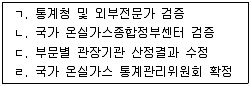 온실가스관리기사 2015년 1회 11번 문제 그림