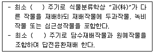유기농업기사 2017년 1회 84번 문제 그림