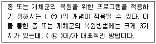 자연생태복원기사 2019년 3회 61번 문제 그림