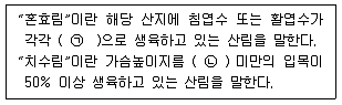 자연생태복원기사 2021년 2회 84번 문제 그림