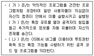 정보보안기사 2023년 1회 37번 문제 그림