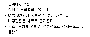 조경기사 2020년 1회 61번 문제 그림