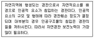 조경기사 2021년 3회 49번 문제 그림