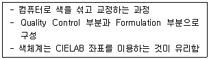 컬러리스트기사 2019년 2회 48번 문제 그림