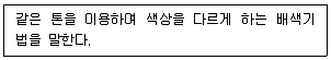 컬러리스트기사 2020년 3회 86번 문제 그림