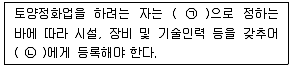 토양환경기사 2021년 3회 77번 문제 그림
