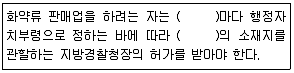 화약류관리기사 2017년 1회 64번 문제 그림