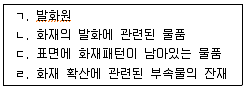 화재감식평가기사 2022년 1회 48번 문제 그림
