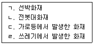 화재감식평가기사 2022년 1회 67번 문제 그림