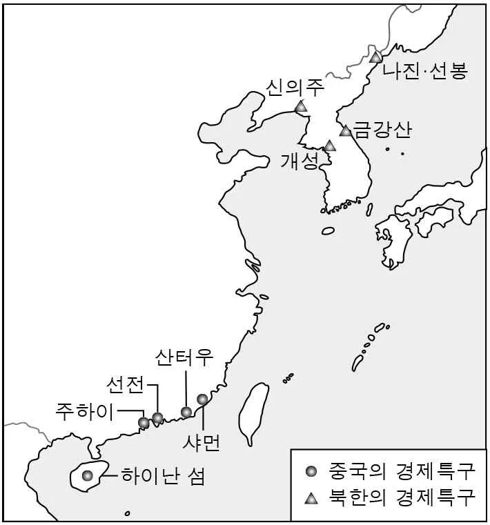 동아시아사 2016년 2회 18번 문제 그림
