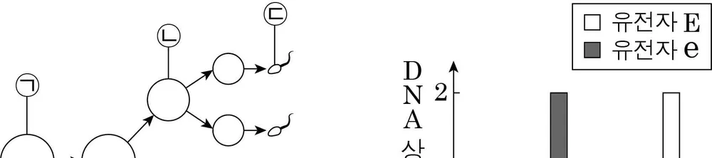 생명과학I 2014년 4회 9번 문제 그림