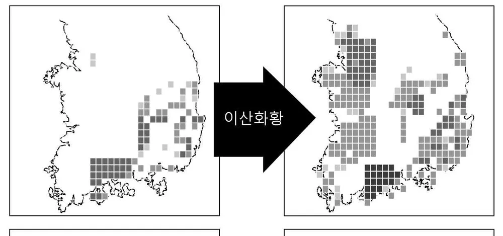지구과학I 2014년 1회 2번 문제 그림
