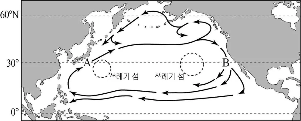 지구과학I 2015년 4회 13번 문제 그림