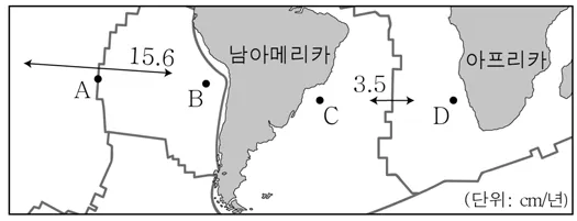 지구과학I 2016년 4회 5번 문제 그림