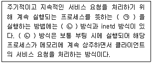 리눅스마스터 2급 2020년 1회 24번 문제 그림